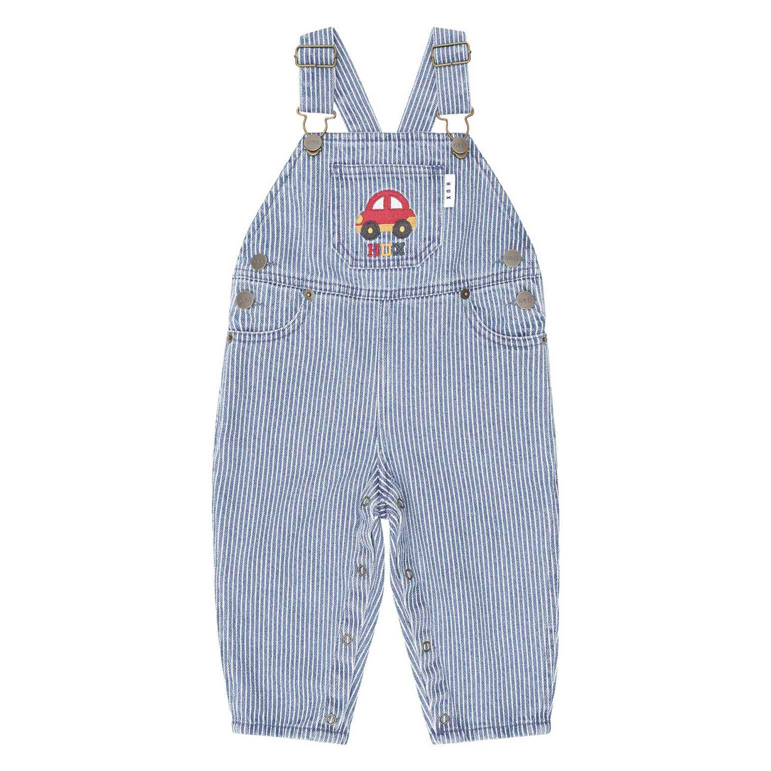 Huxbaby Car Denim Stripe Overall 3-5Y